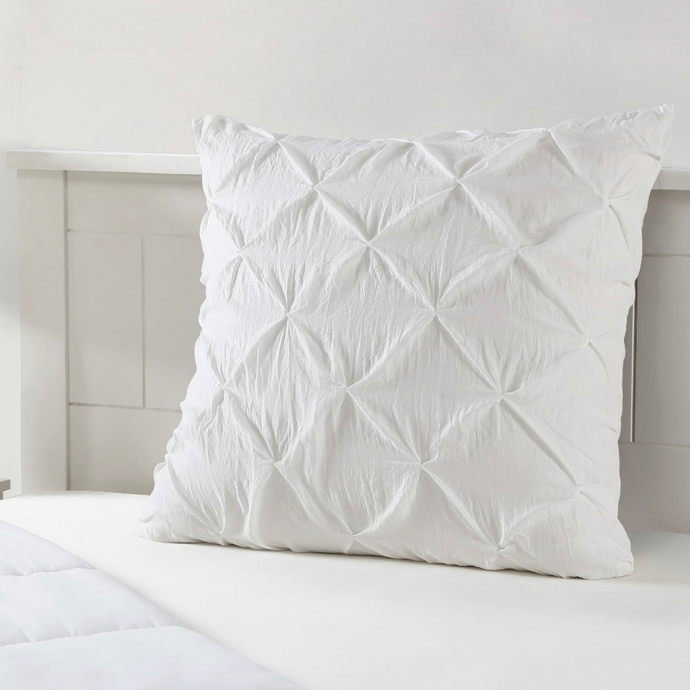 White euro shams (three)